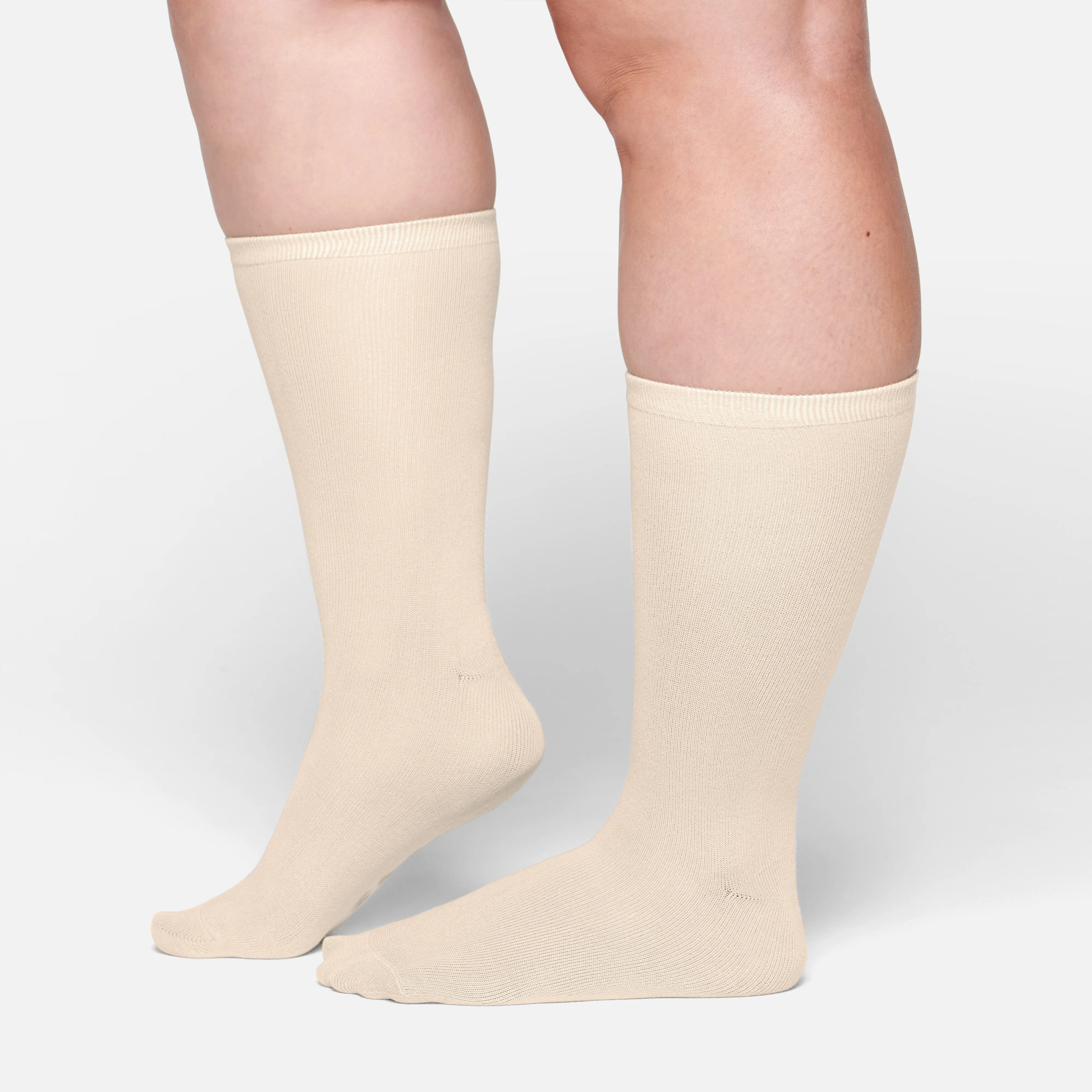 MICROPOLY MID CALF SOCK | SAND