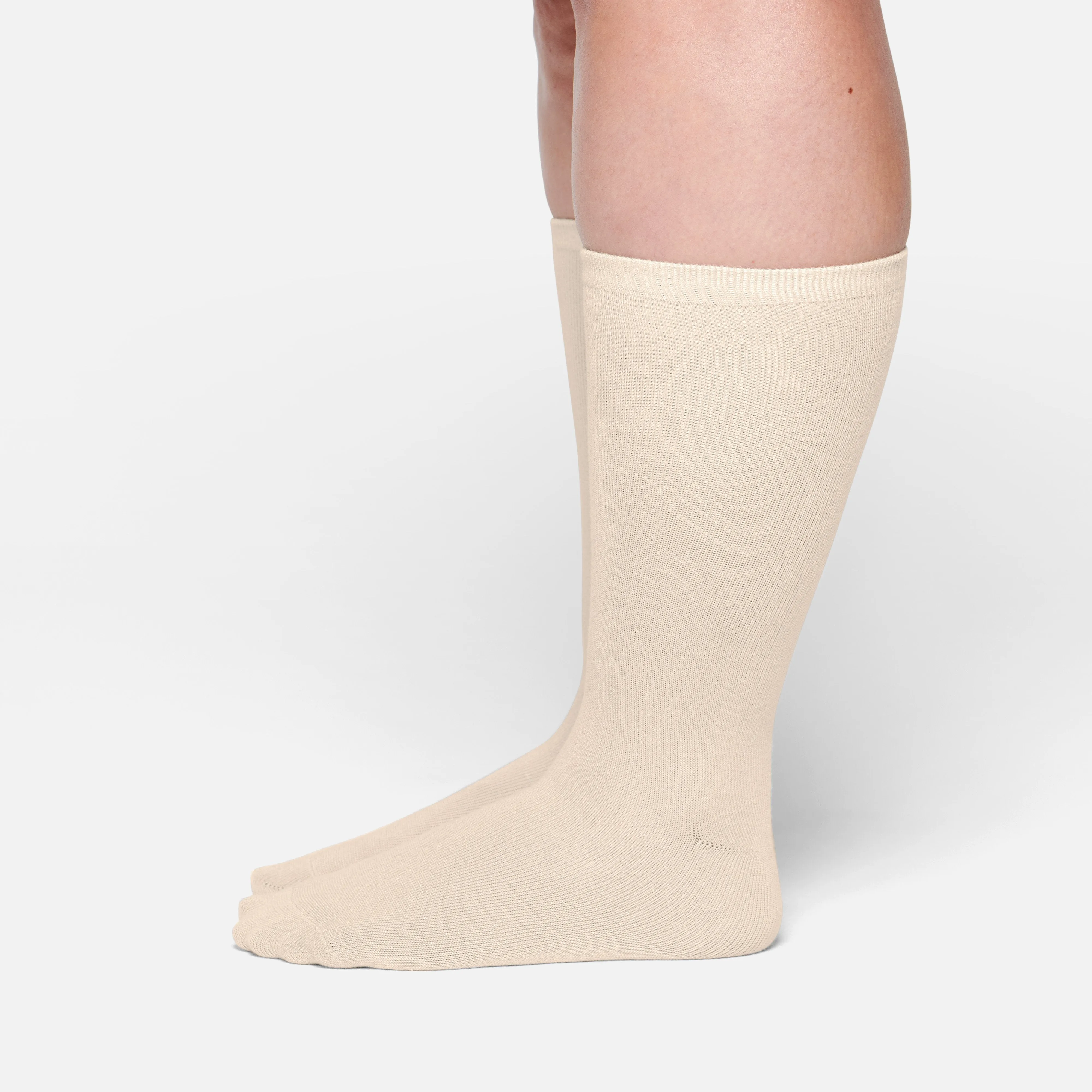 MICROPOLY MID CALF SOCK | SAND