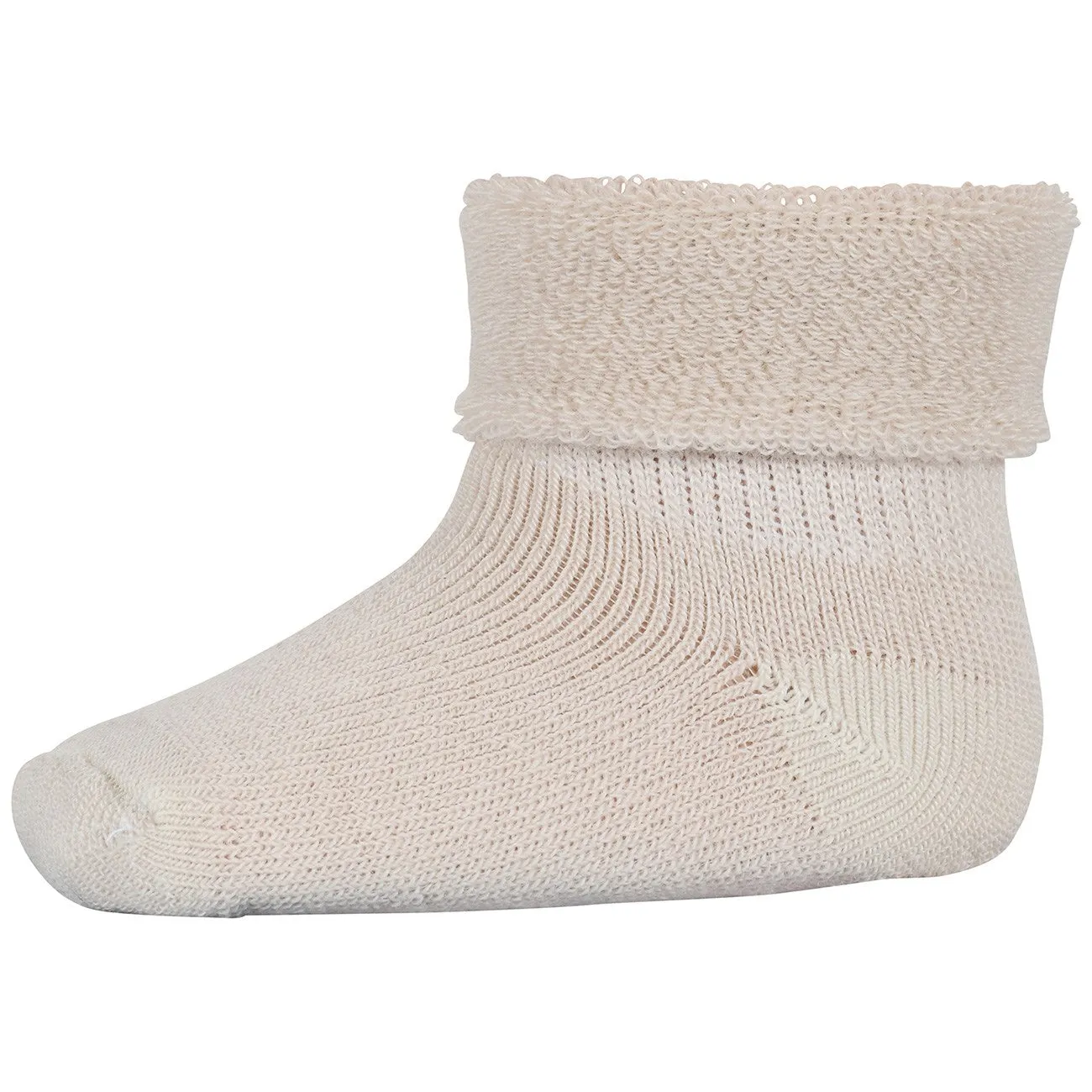 Mp Denmark Wool rib baby socks Ecru