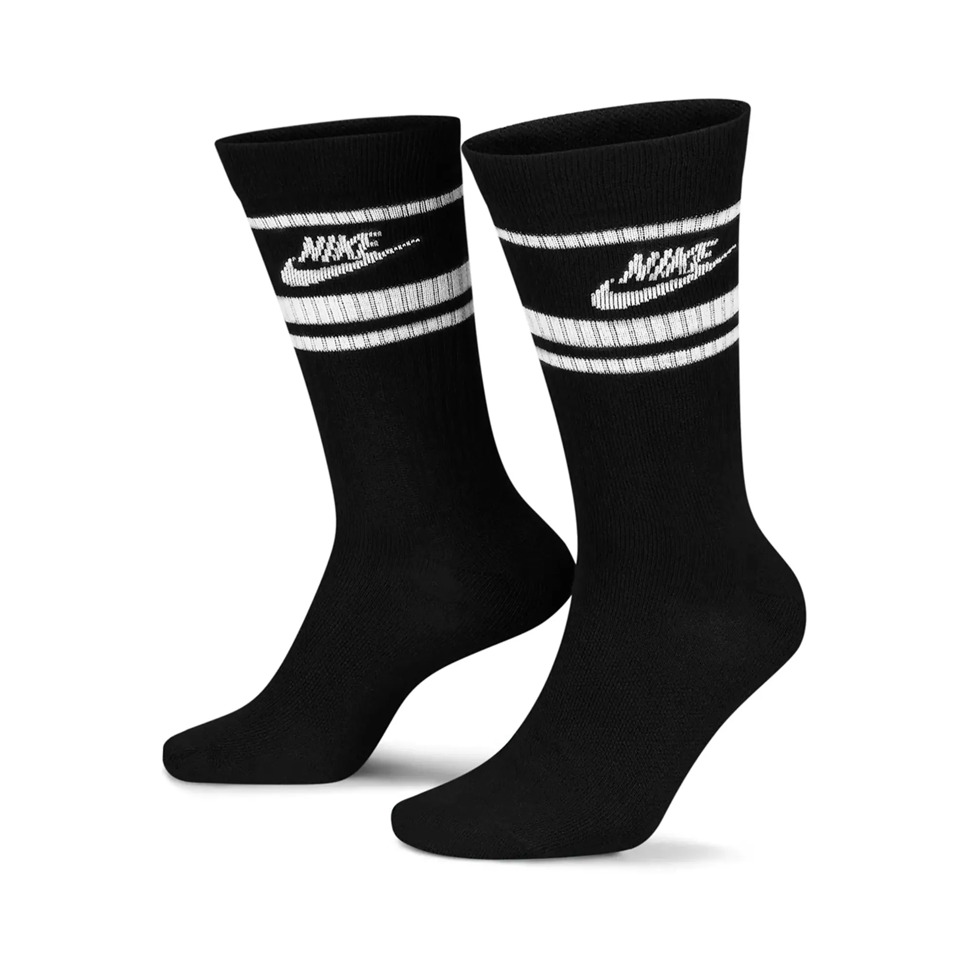 Nike Golf Everyday Essential Crew Stripe Socks - 3 Pair