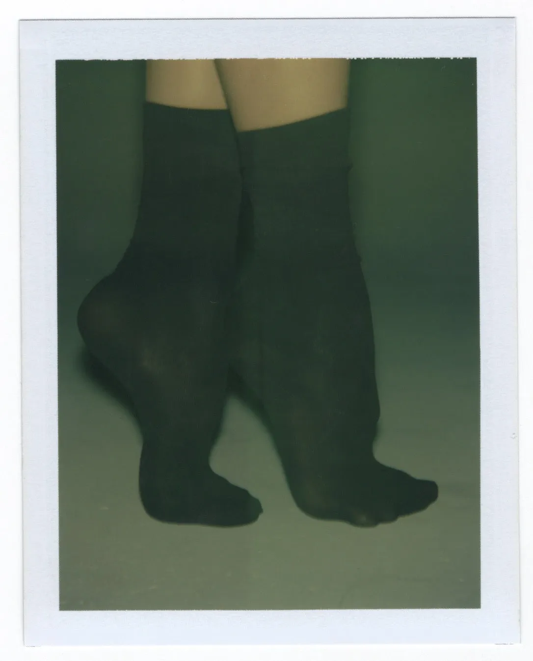 NYLON HOSIERY CREW SOCK | ONYX