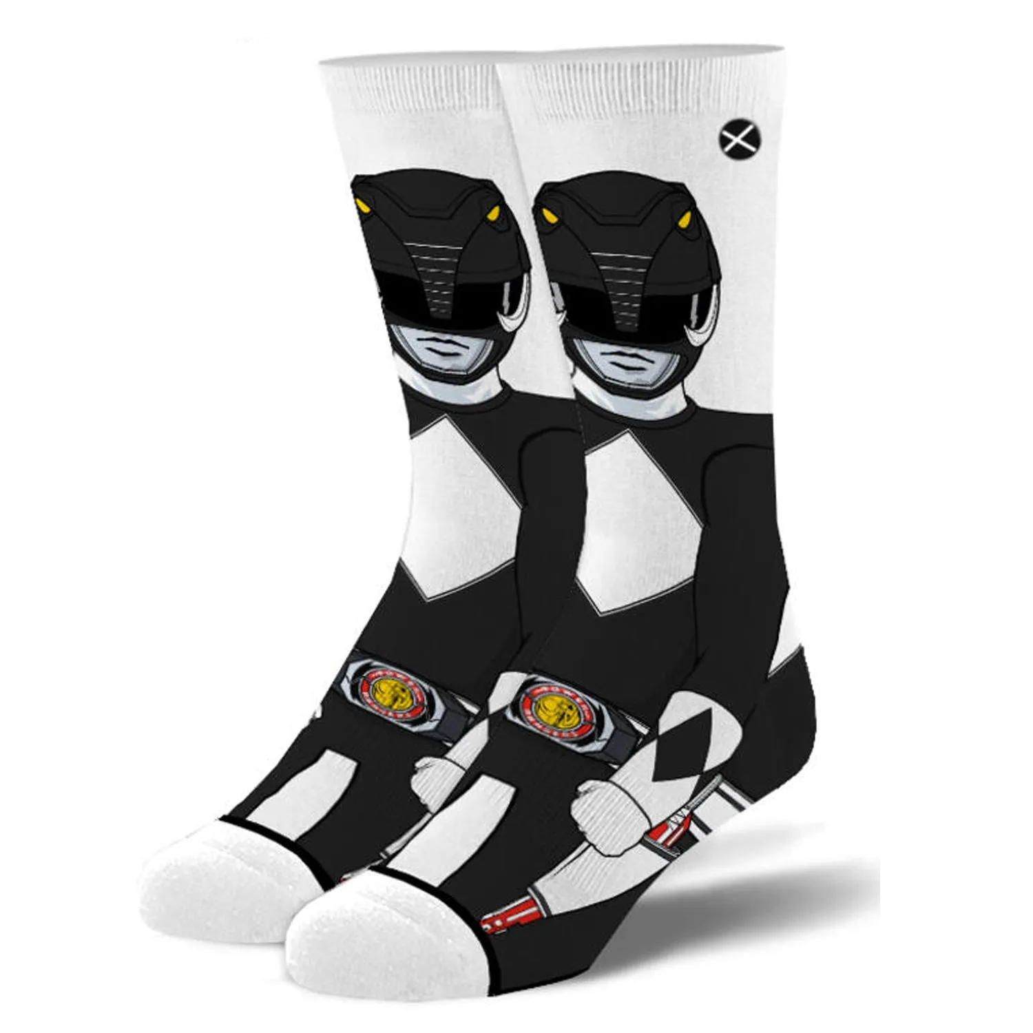 Odd Sox Men's Crew Socks - Black Ranger