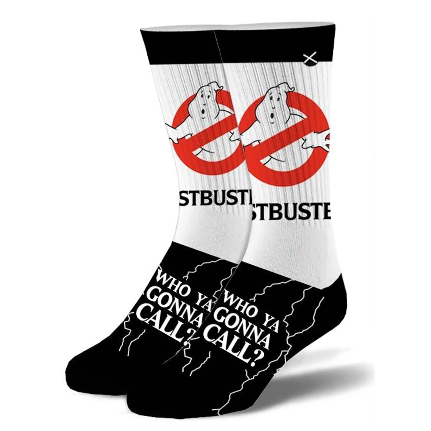 Odd Sox Men's Crew Socks - Ghostbusters Shock