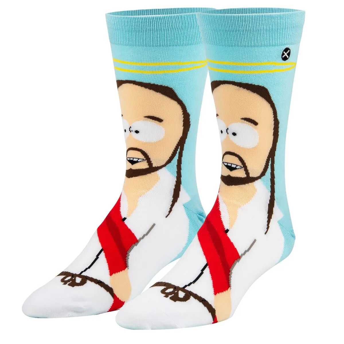 Odd Sox Men's Crew Socks - Jesus (South Park)