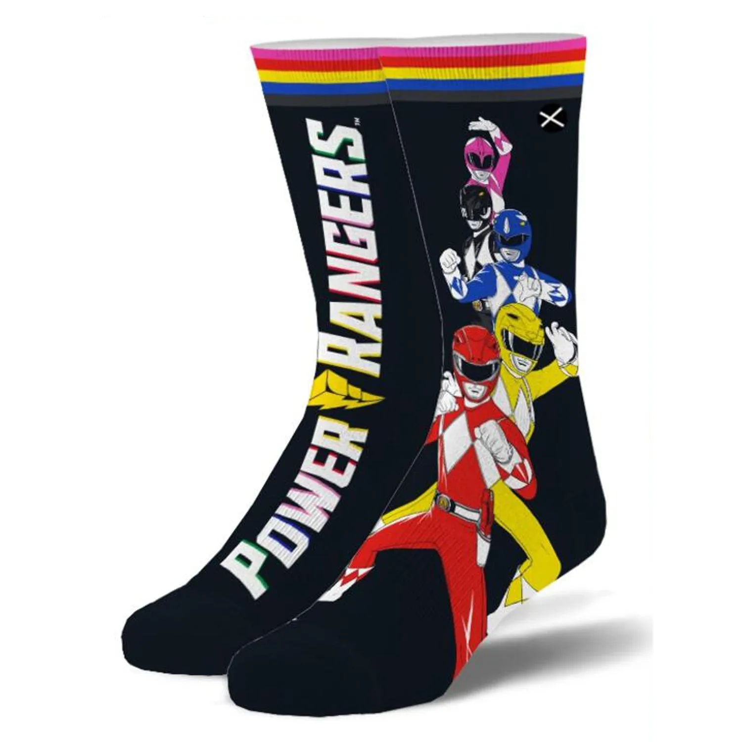 Odd Sox Men's Crew Socks - Power Rangers