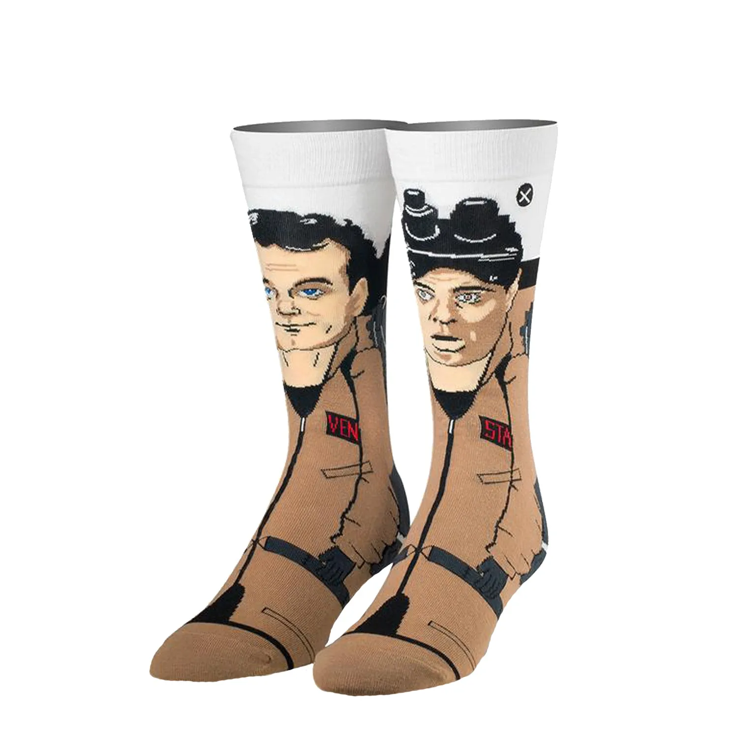 Odd Sox Men's Crew Socks - Venkman & Stantz (Ghostbusters)