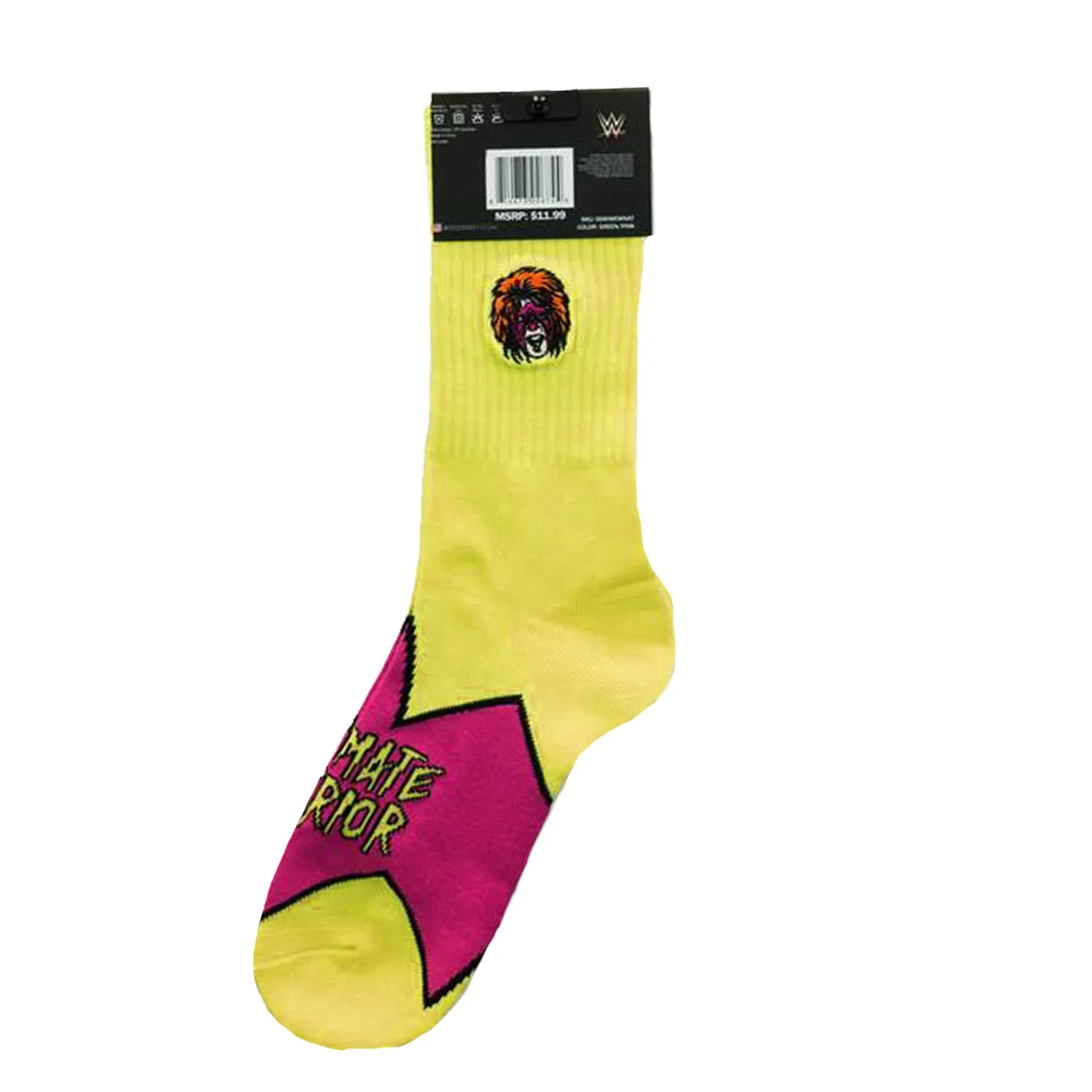 Odd Sox Men's Crew Socks - Warrior Nation (WWE)