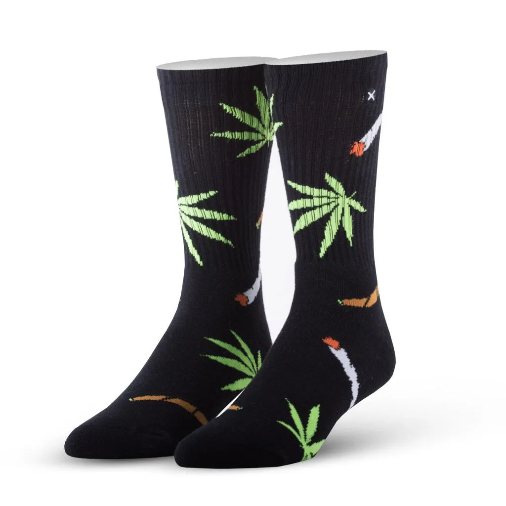 Odd Sox Men's Crew Socks - Weedies