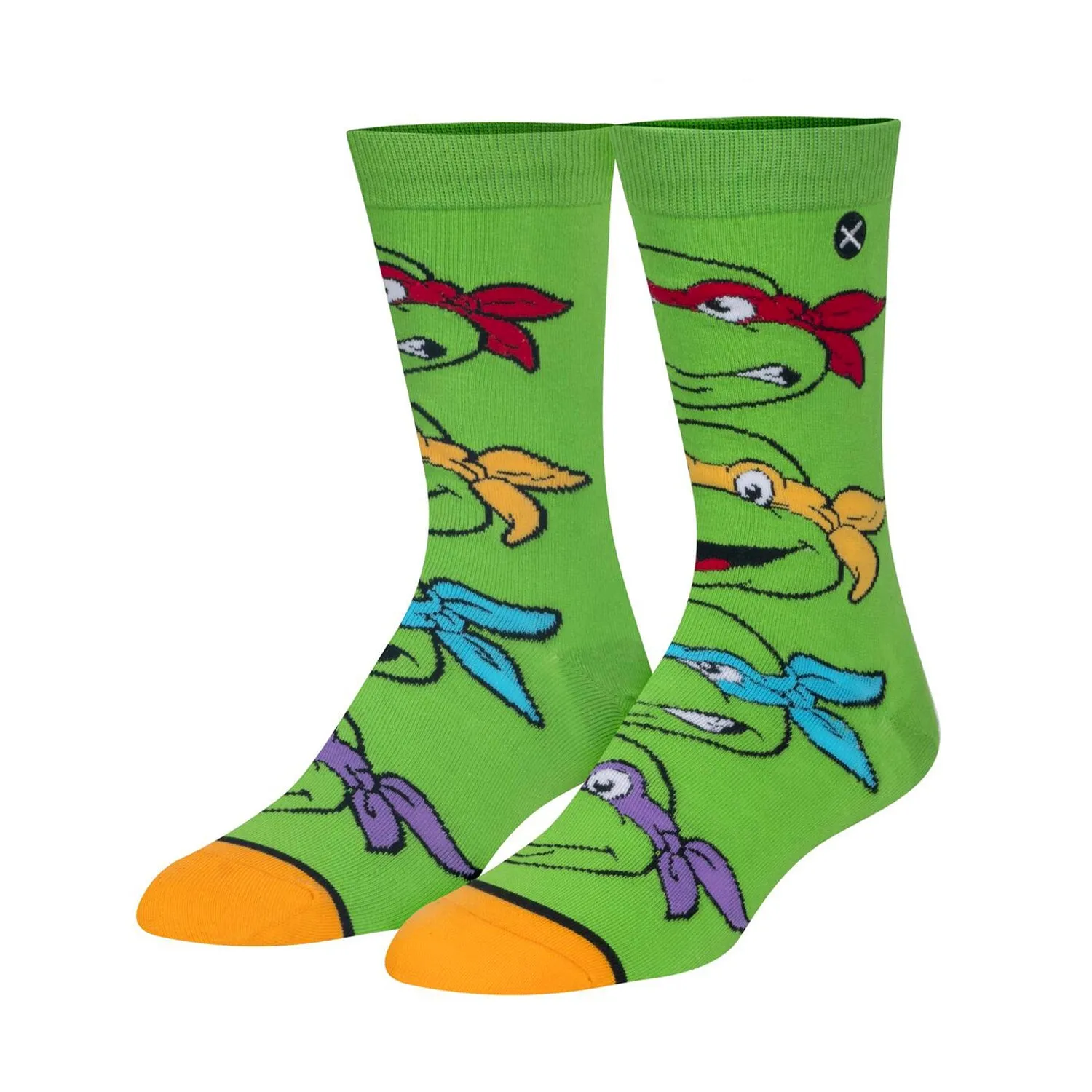 Odd Sox Women's Crew Socks - Turtle Boys (TMNT)