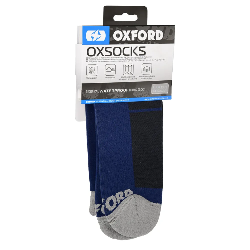 Oxford Waterproof Socks - Grey Blue