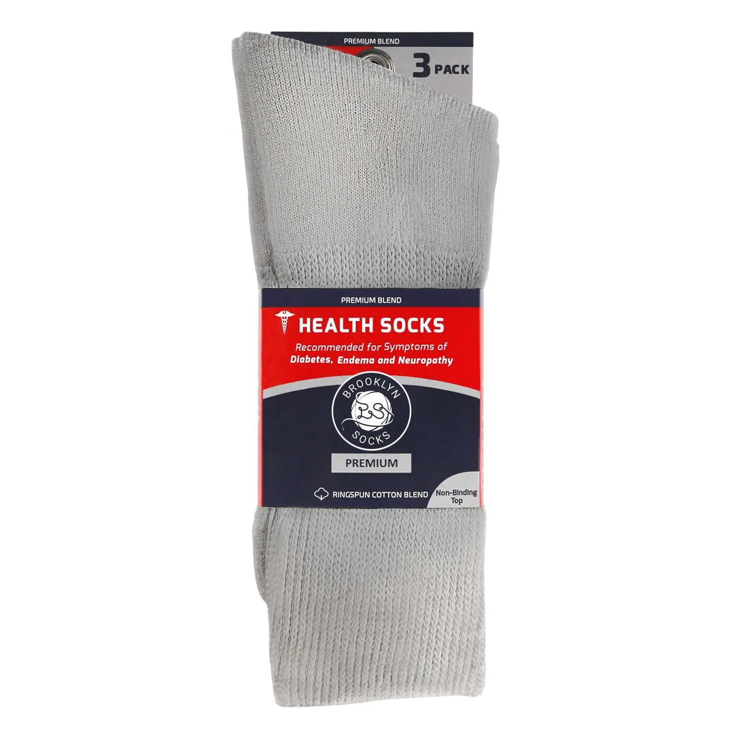 Premium Cotton Diabetic Loose Top Socks