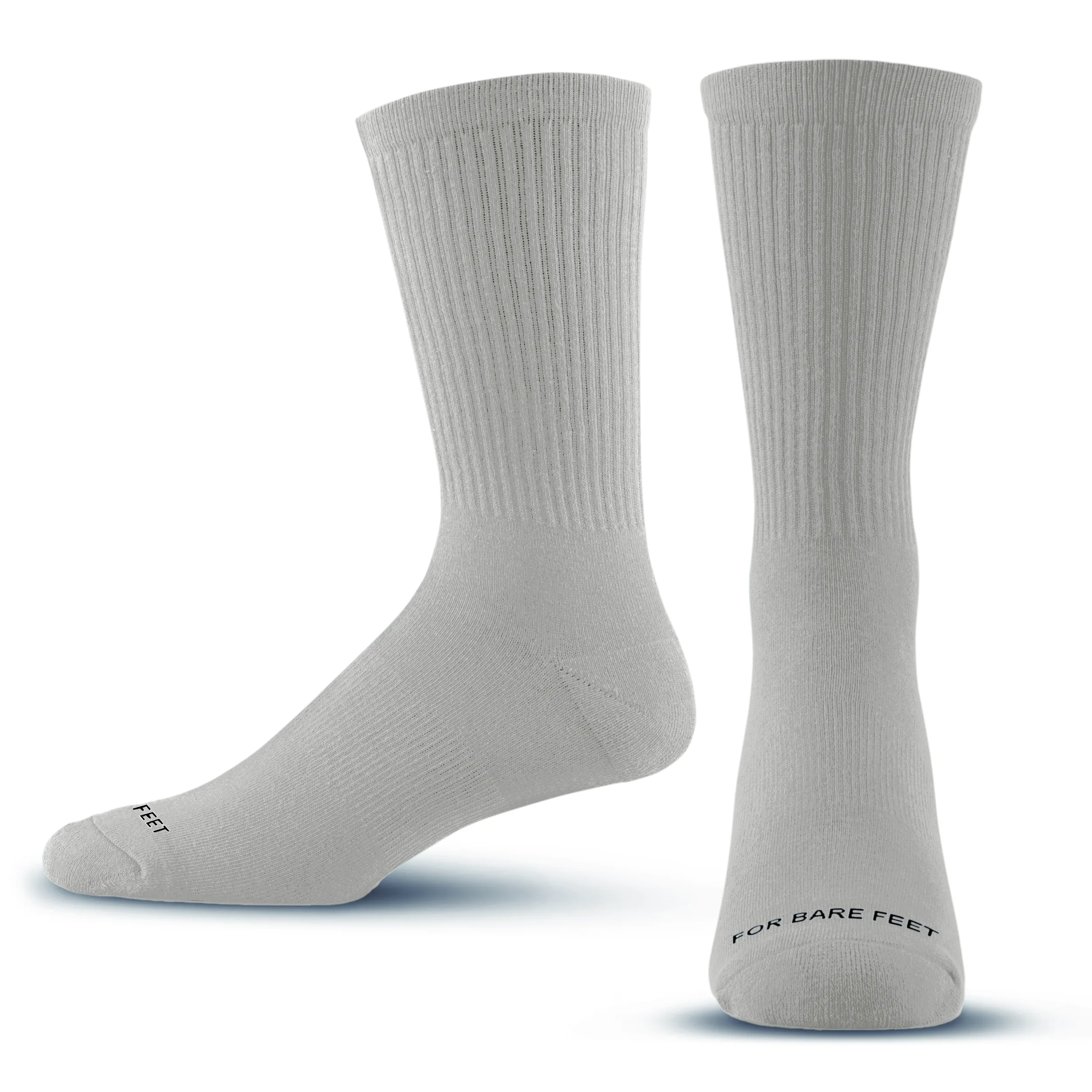 Premium Crew Socks 3 Pack Black/Grey/White