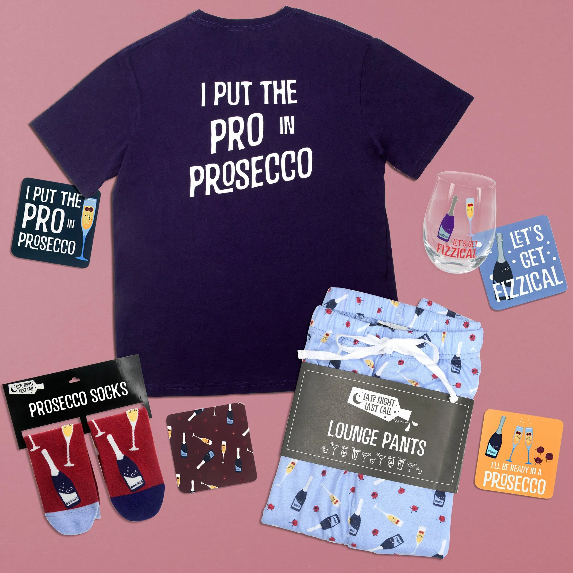 Prosecco & Raspberries Unisex Socks