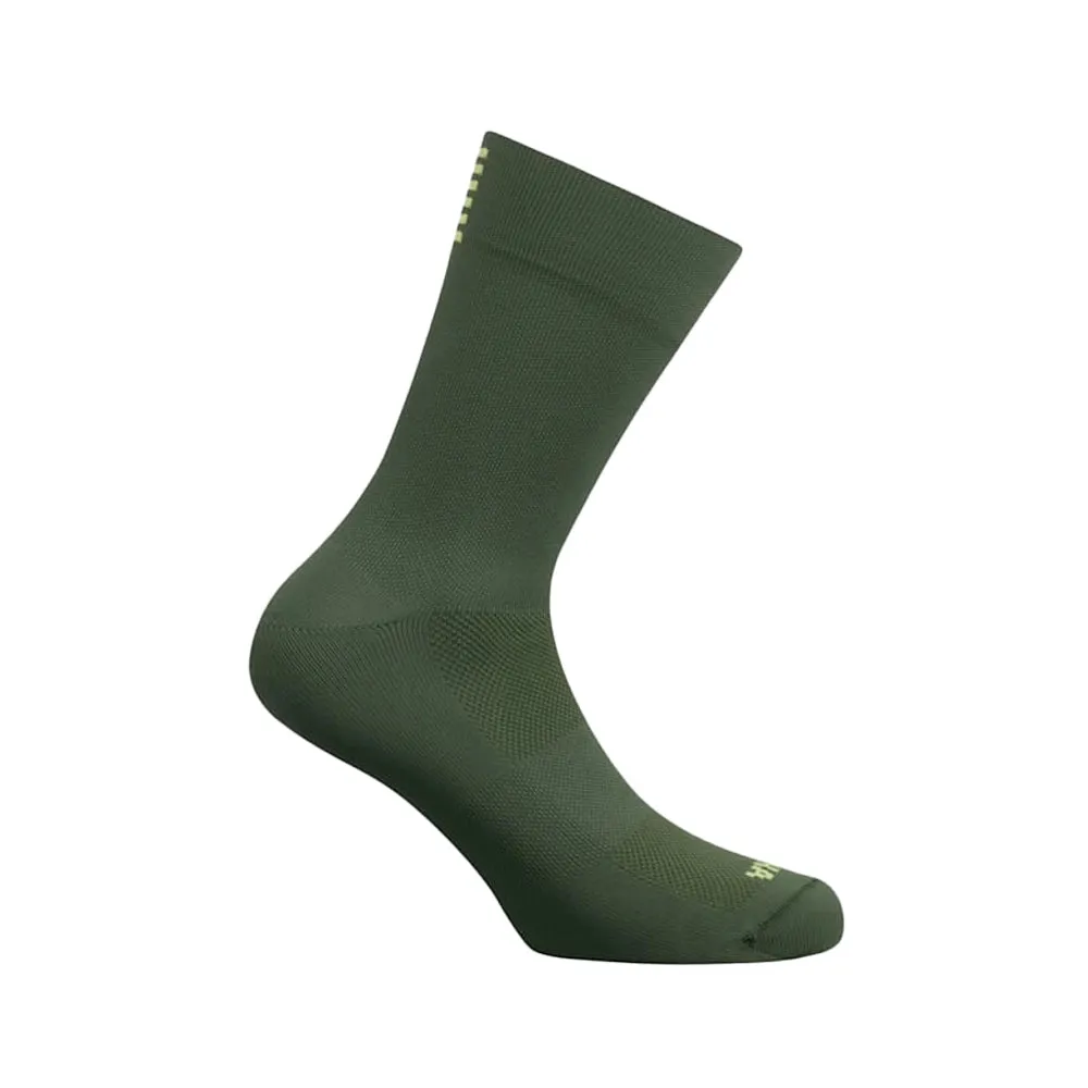 RAPHA Pro Team Socks Regular - KGL Kombu Green / Sunny Lime