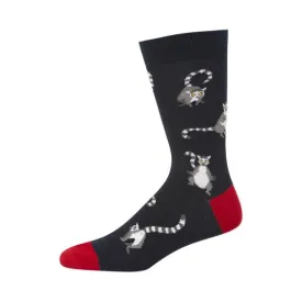 Ring Tailed Lemurs | Mens Bamboo Socks