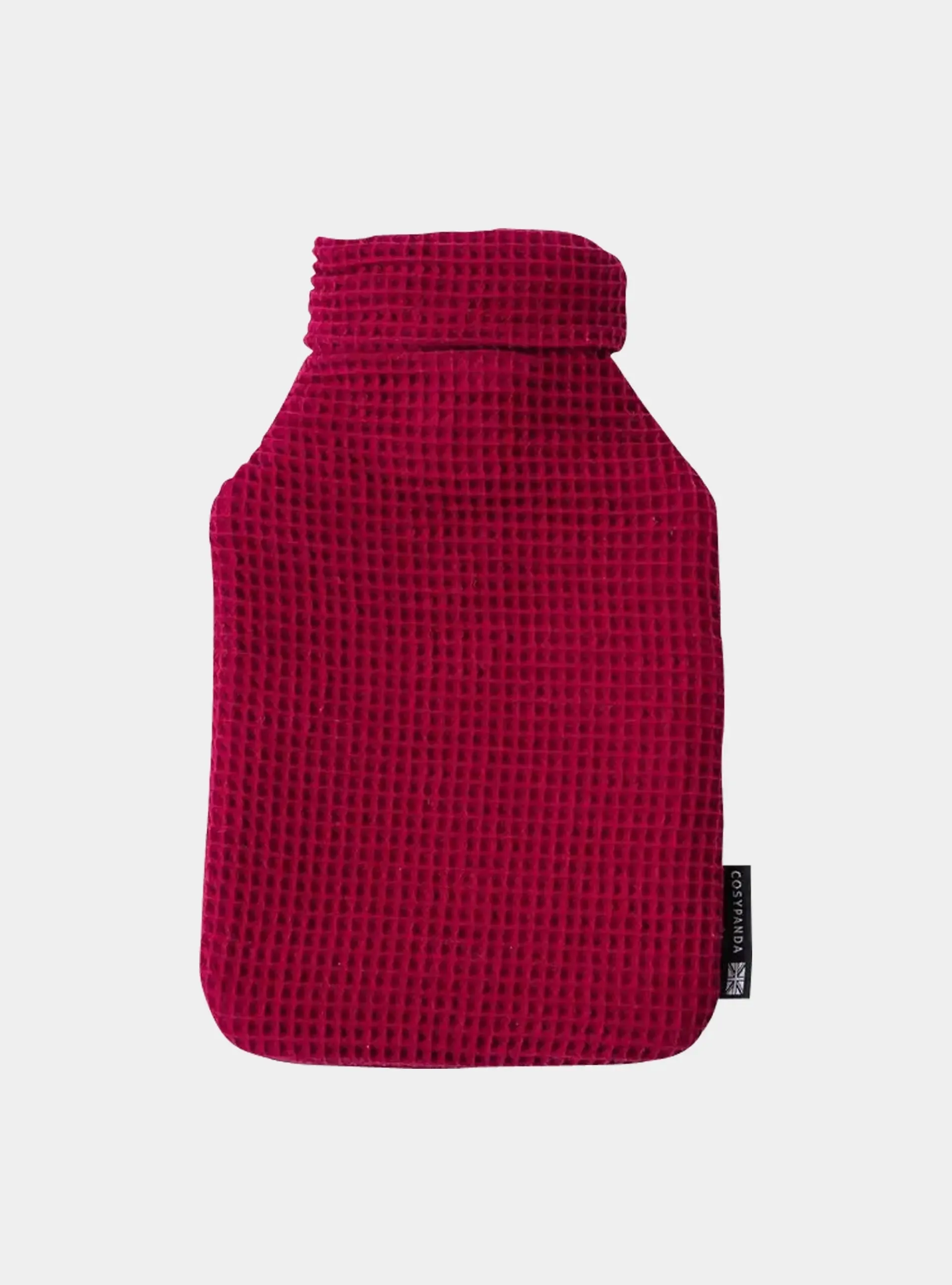 Ruby Red Luxurious 2 Litre Waffle Hot Water Bottle