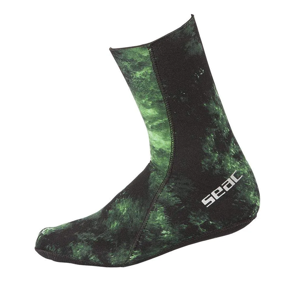 Seac 3.5mm Anti-Slip Camo Scuba Diving Spearfishing Socks