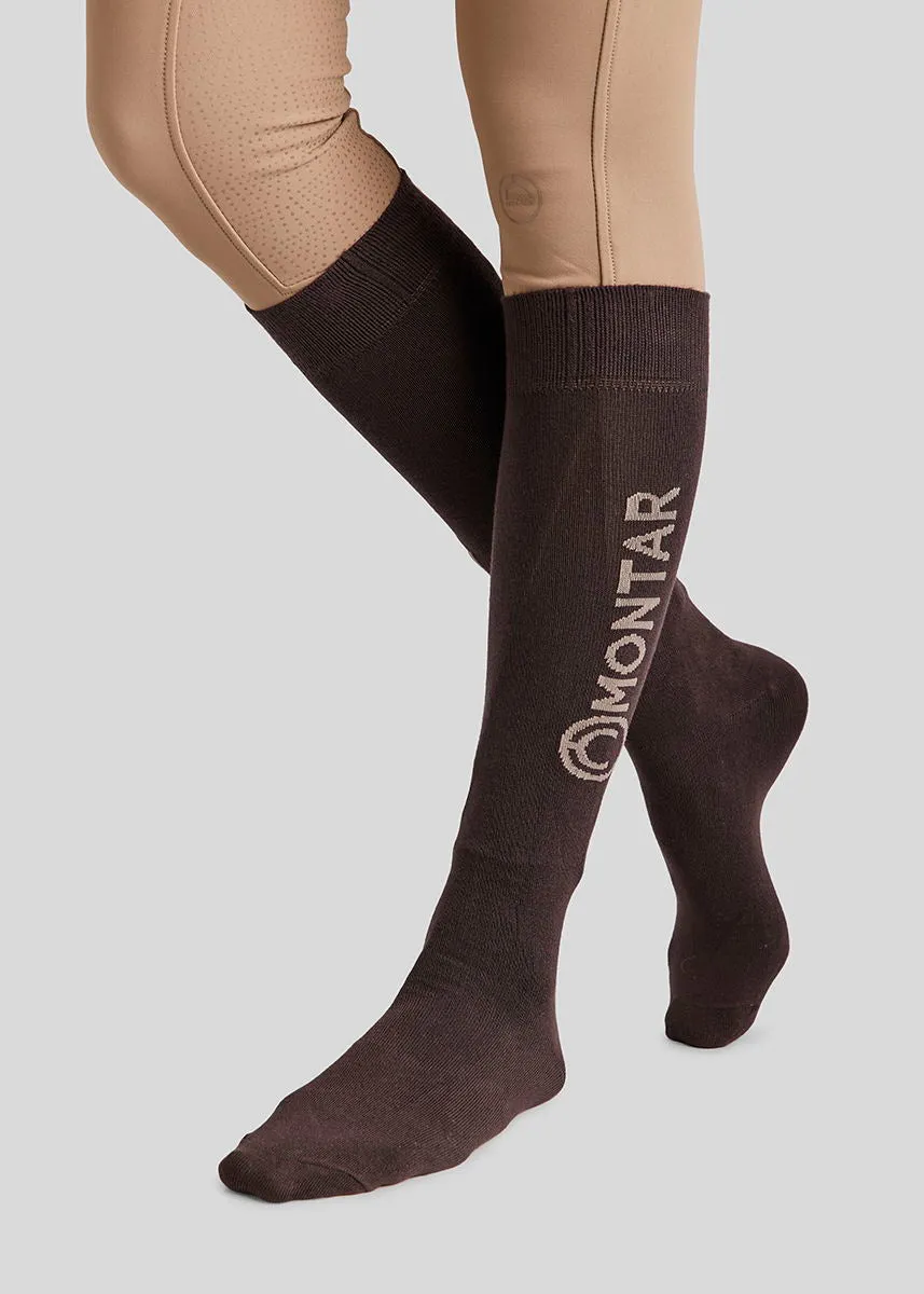 Socks With Logo - Brown