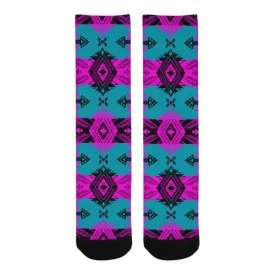 Sovereign Nation Deep Lake and Sunset Trouser Socks