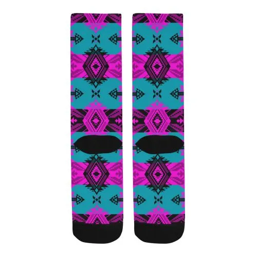 Sovereign Nation Deep Lake and Sunset Trouser Socks