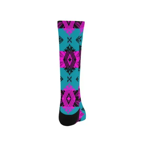 Sovereign Nation Deep Lake and Sunset Trouser Socks