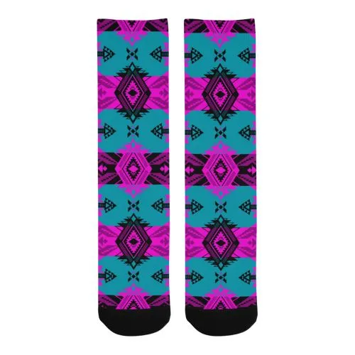 Sovereign Nation Deep Lake and Sunset Trouser Socks