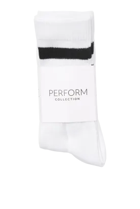 Sports Socks 5 pcs - White/Black