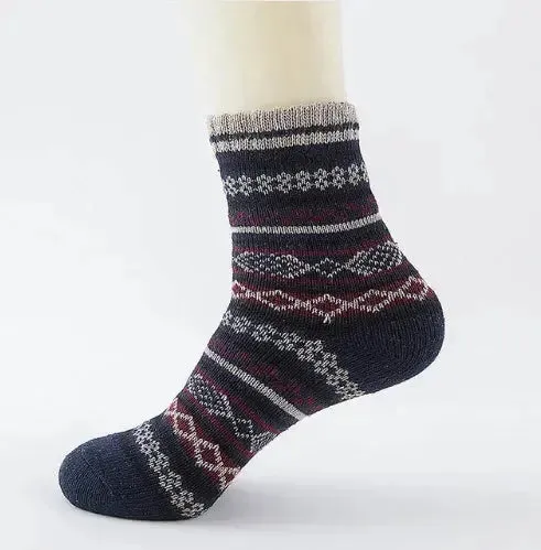 Stripe comfortable Wool Socks