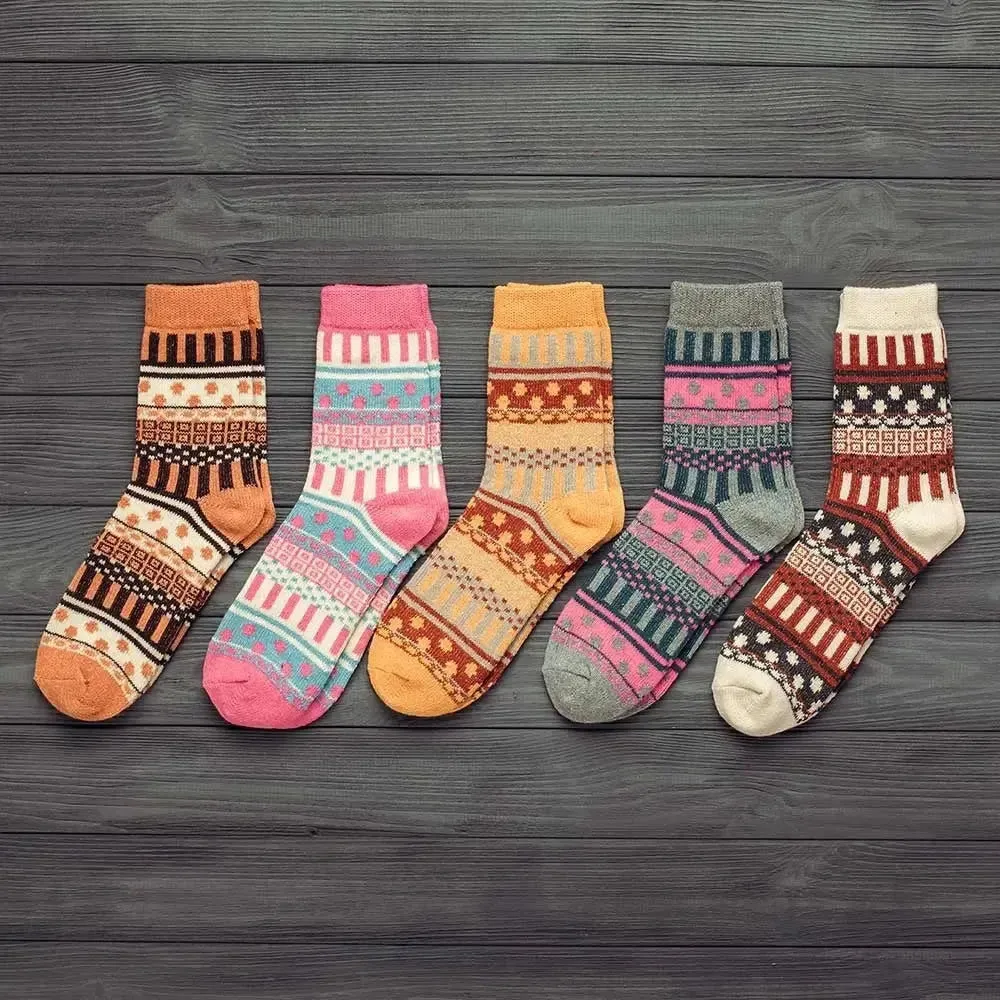 Stripe comfortable Wool Socks