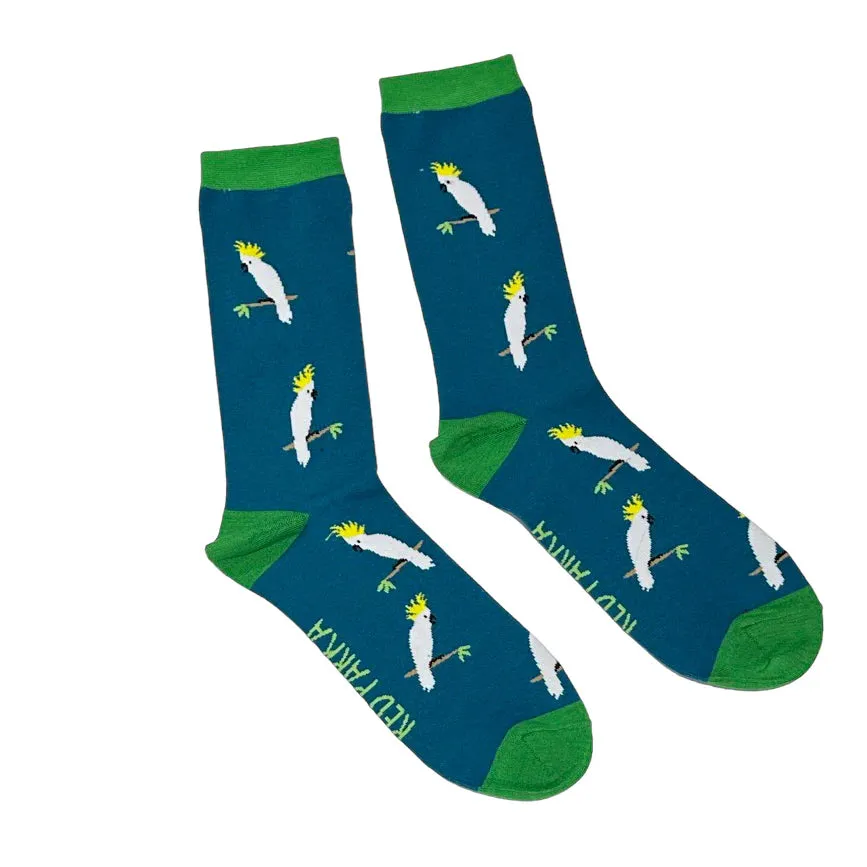 Sulphur-Crested Cockatoo Socks