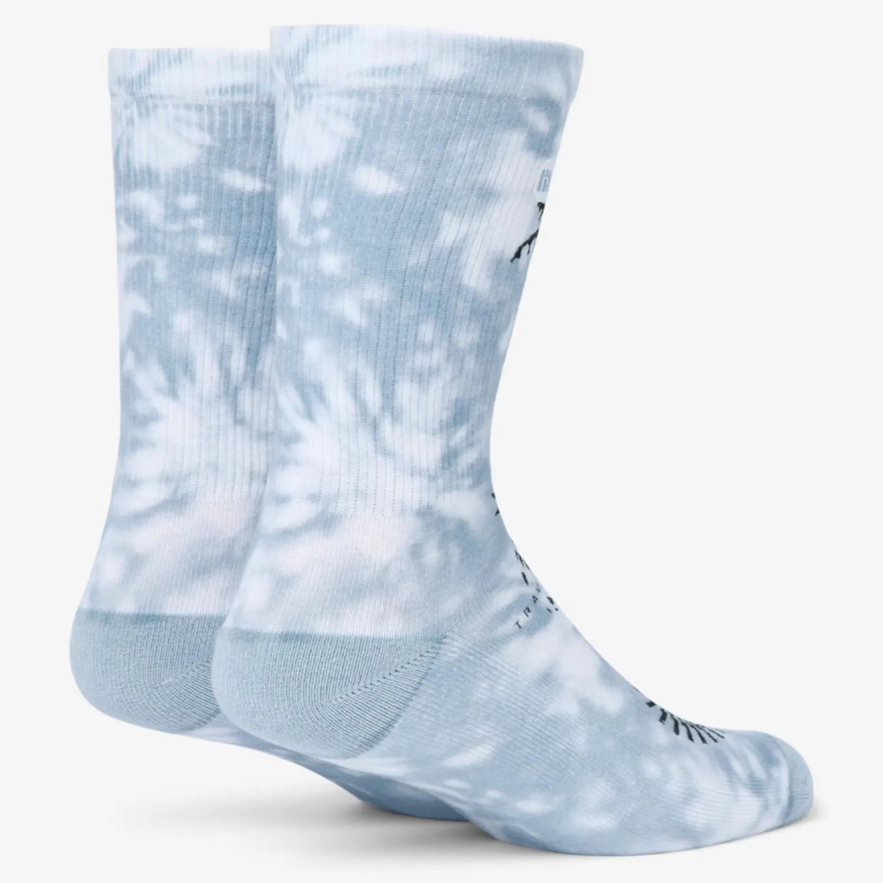 Sunlit Skies Crew Socks Dusty Blue - AW24