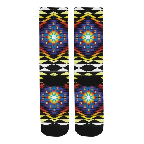 Sunset Blanket Trouser Socks