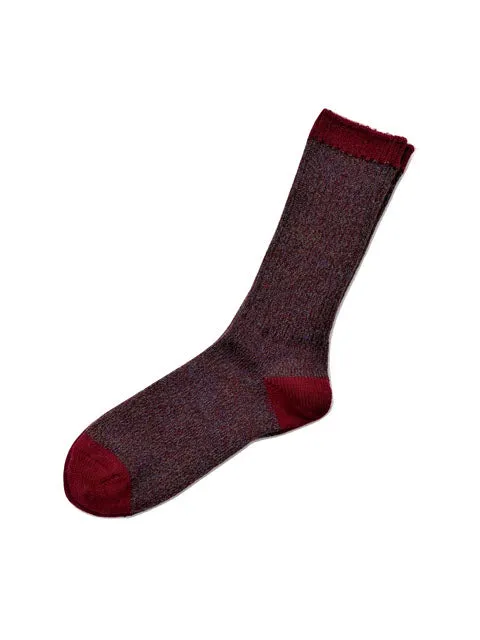 Tey-Art QUATTRO ALPACA SOCKS-Merlot