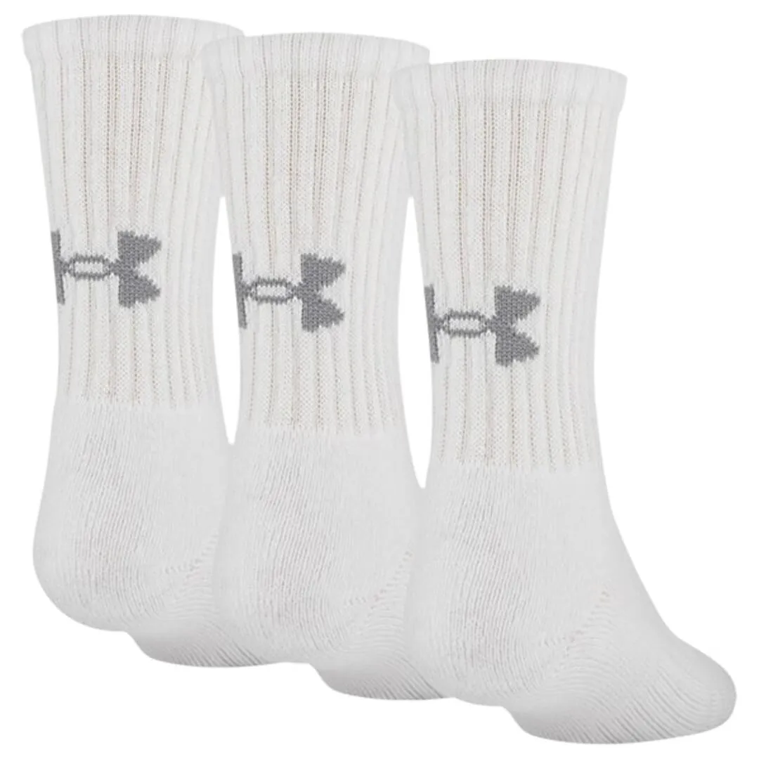 Under Armour Adult Training Crew Socks 3-Pack