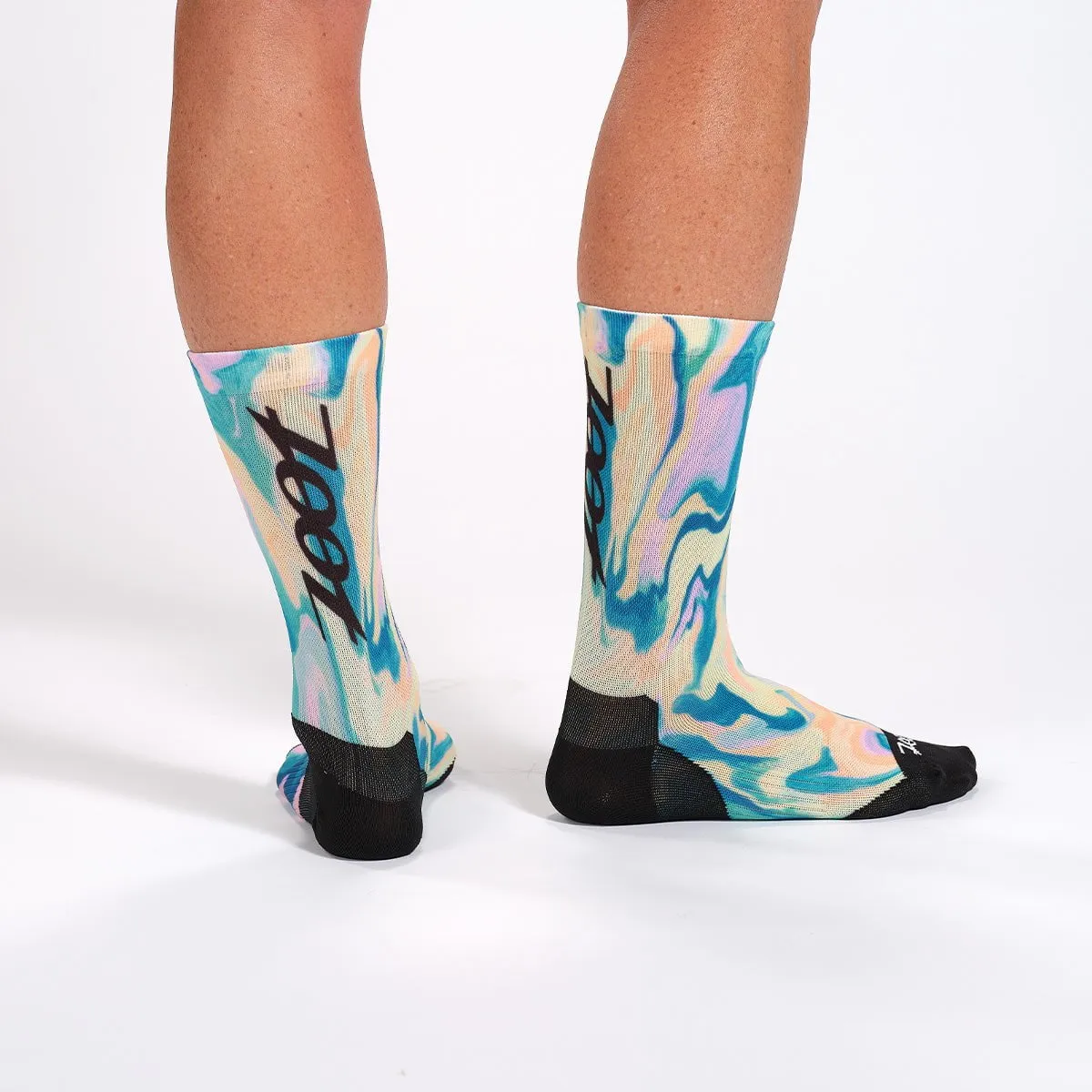 Unisex 6 Inch Sock - Marble