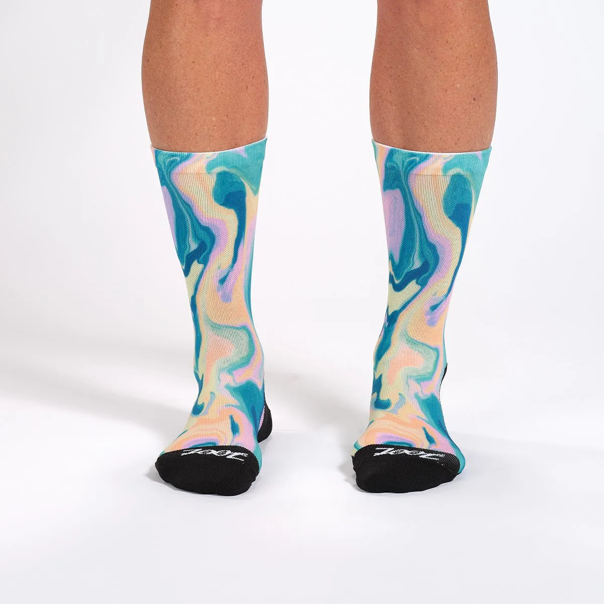 Unisex 6 Inch Sock - Marble