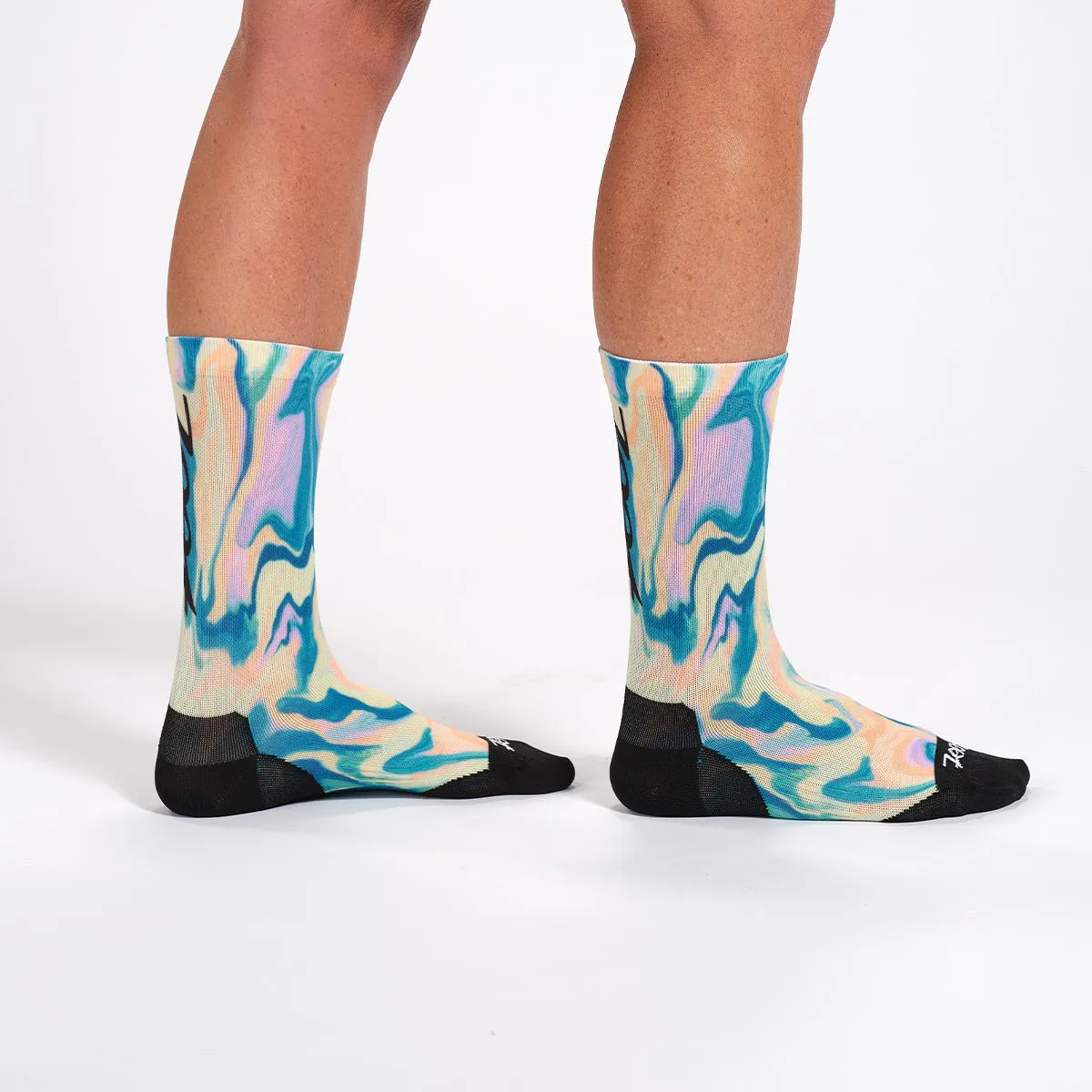 Unisex 6 Inch Sock - Marble