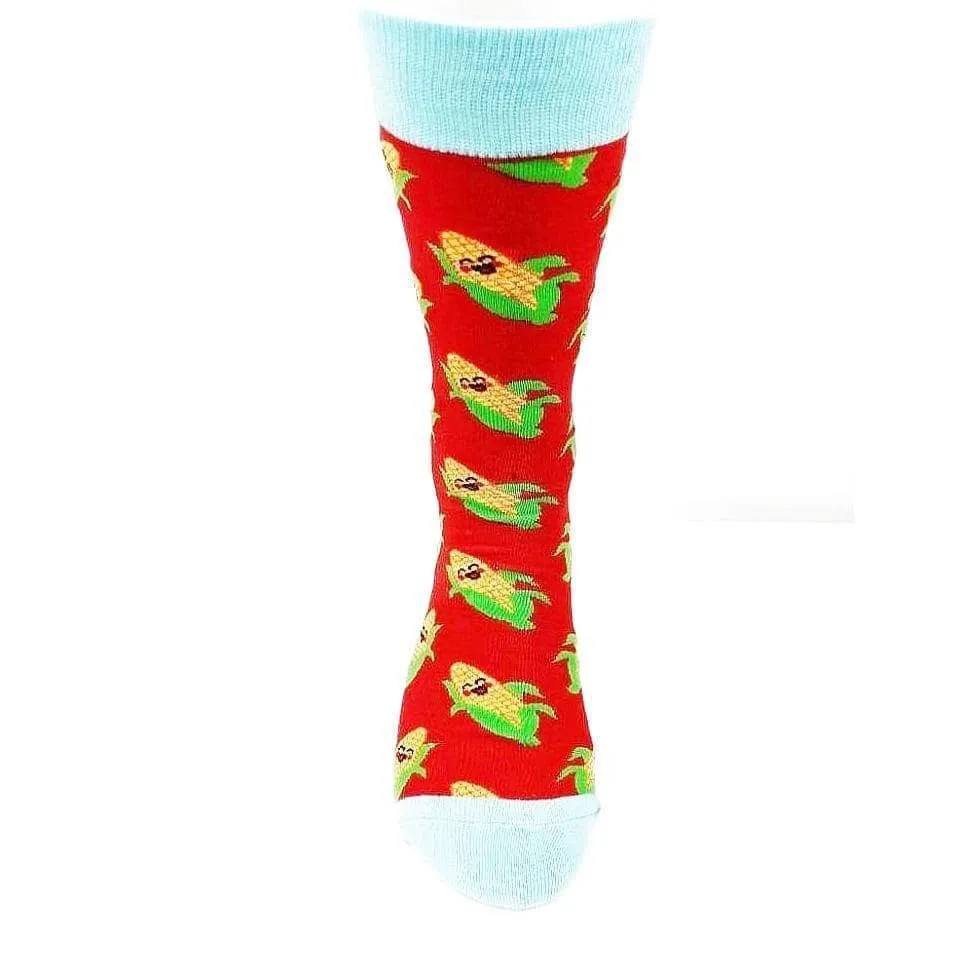 Vegetable Socks Happy Corn