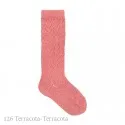 Warm Crochet Socks Teracotta