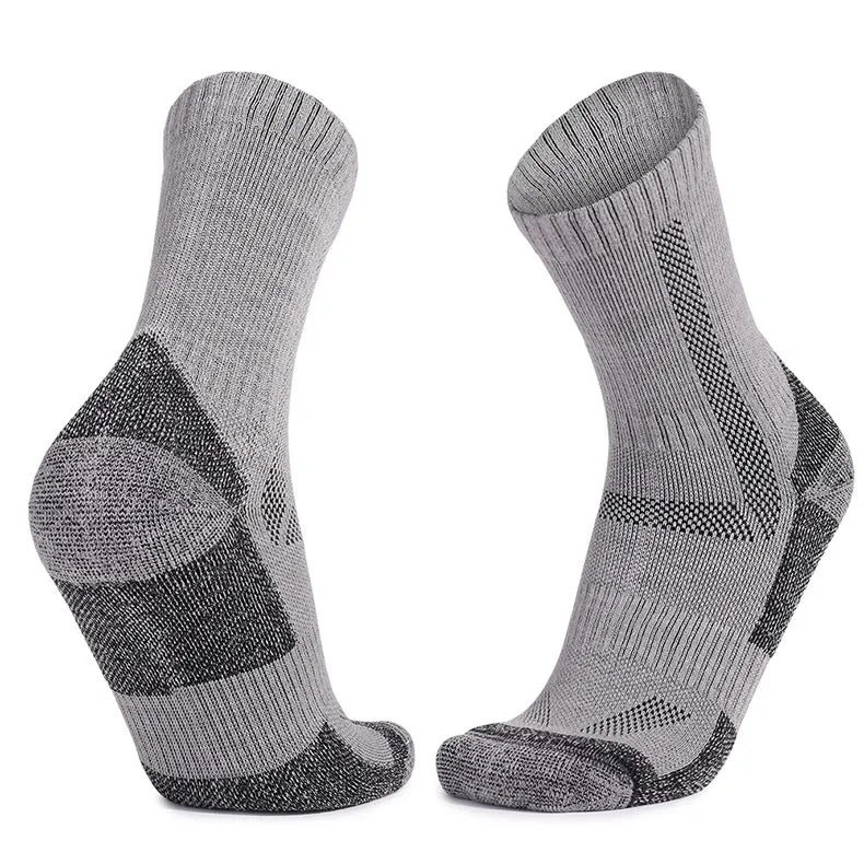 Wool hiking socks for men, thickened and warm outdoor sports socks, cashmere socks for snow