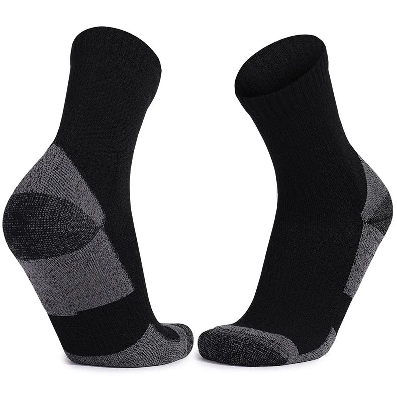 Wool hiking socks for men, thickened and warm outdoor sports socks, cashmere socks for snow