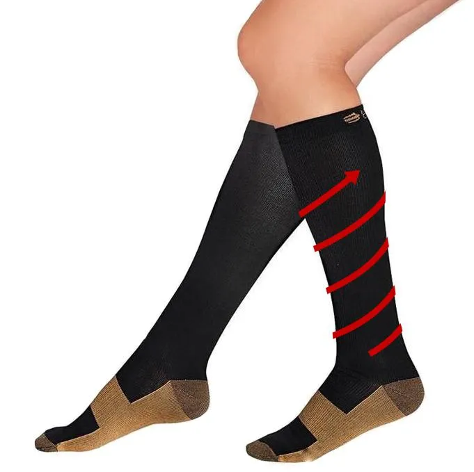 XFIT Copper Infused Compression Socks (5-Pack)