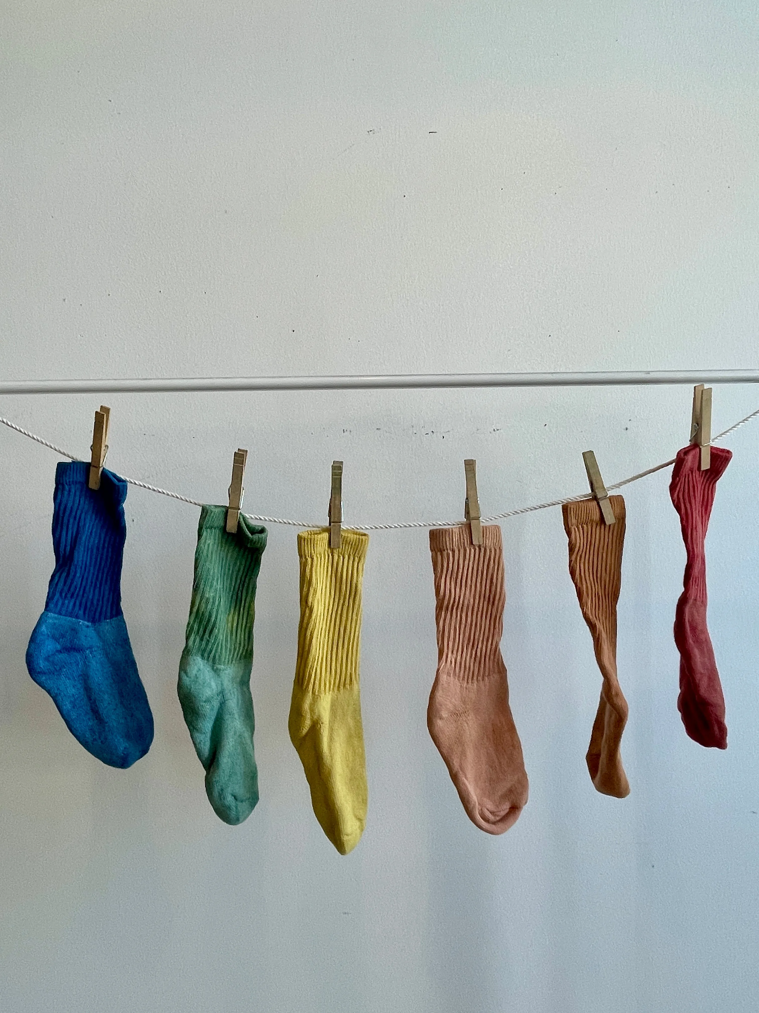 Yellow Organic Cotton Plant Dyed Socks